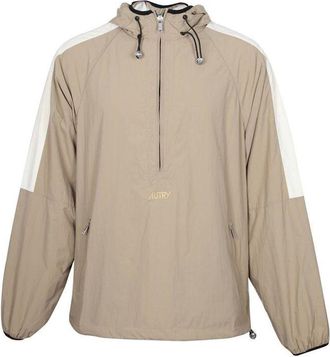 Autry Beige Nylon Shell Mens Jacket
