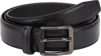 PESERICO Leren Riem - Heren - Riemen - Zwart - 90 CM - Leer - Accessoires