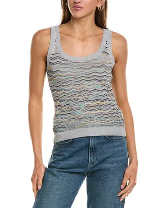 M Missoni Knit Wool-Blend Top