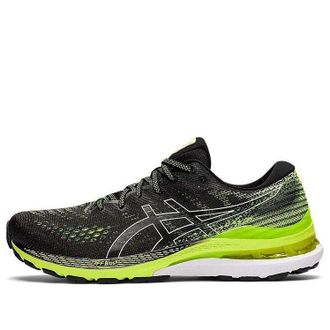 Asics Gel-Kayano 28 2E Wide Black Hazard Green 1011B188-004