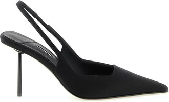 Le Silla Amelia Slingbacks - Dames - Pumps - Zwart - 38 EU - Leer - Schoenen