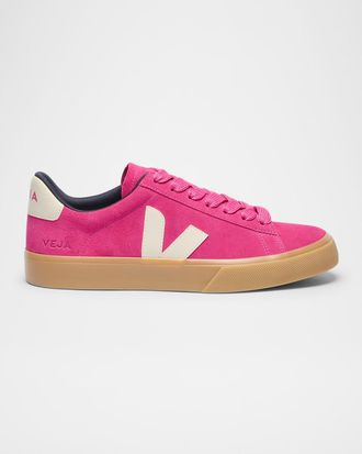 Veja Campo Bold Suede Low-Top Sneakers