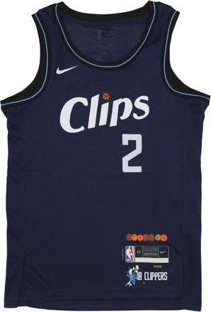 Nike City Edition Basketbal Tank Top - Heren - Sportshirts - Blauw - XL - Polyester - Fitness