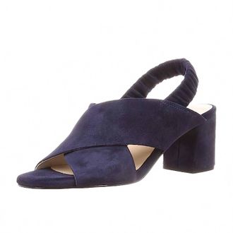 Cole Haan Womens Anastasia City Sandal In Marine Blue Suede