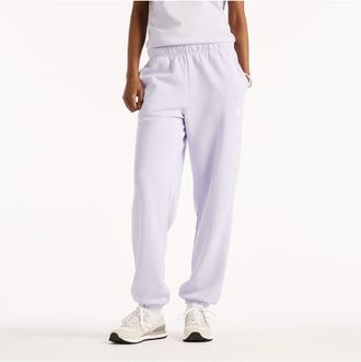 New Balance Sport Essentials - Joggers in spugna viola fum&eacute;