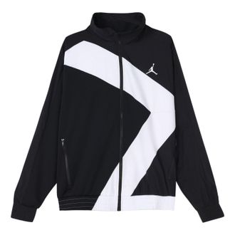 Nike Jordan Air Jordan Wings Diamond Retro Sports Running Training Stand Collar Jacket Black CI7916-010