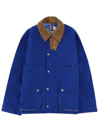 Barbour X Paul Smith Blue Cotton Corduroy Collar Jacket