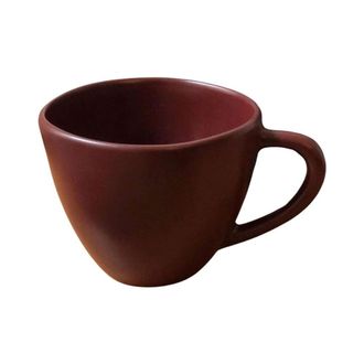 Decoclico Set de 4 tazas de cer&aacute;mica roja terracota