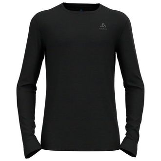 Odlo Baselayer Top Crew Neck L/S Merino 200 Merinounterw&auml;sche f&uuml;r Herren | schwarz