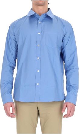 A.P.C. Owen Shirt - Heren - Casual Overhemden - Blauw - XL - Katoen - Overhemden