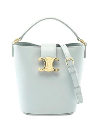 Celine Louise mini bucket-handtas - Blauw