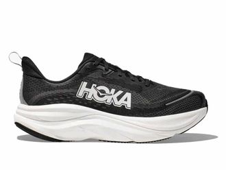 Hoka One One Mens Skyflow Running Shoes In Black/white
