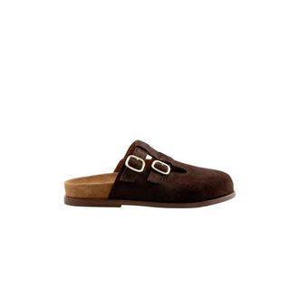 Maison Toufet Schoenen, Dames, Bruin, 36 EU, Leer, Mule Luna