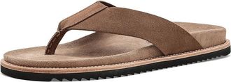Allen Edmonds Sawgrass Thong Sandals Mens Sandals Tobacco Su : 12 D (M), Suede