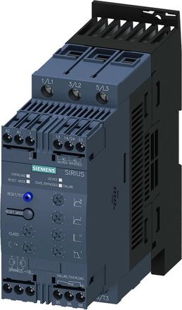 SIEMENS Arrancador Suave S2, 45a, 22kw/400v, 40 Grados, Ac200-480v, Ac/dc110-230v, 3rw40361bb14