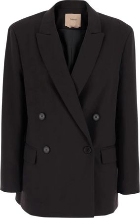 Twinset Jassen - Dames - Blazers - Zwart - S - Jassen