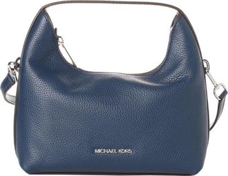 Michael Kors Elegante en veelzijdige hobo tas - Dames - Handtassen - Blauw - ONE Size - Leer - Tassen