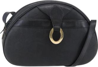 Dior Pre-owned Vintage PVC Shoulder Bag - Dames - Vintage Schoudertas - Zwart - ONE Size - Leer - Vintage