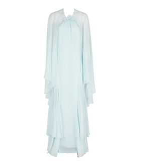 Retrof&ecirc;te Gowns, female, Blue, Size: S Lirael Chiffon Dress