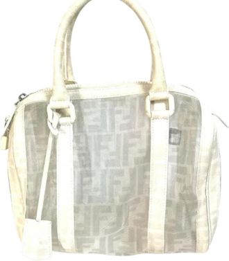 Fendi Pre-owned Leather fendi-bags - Dames - Vintage Handtas - Wit - ONE Size - Vintage