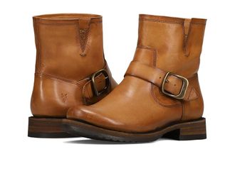 Frye Veronica Flex Bootie Womens Boots Caramel : 9.5 B - Medium, Leather