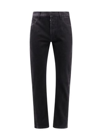 Alexander McQueen Black Denim Trouser-Uomo