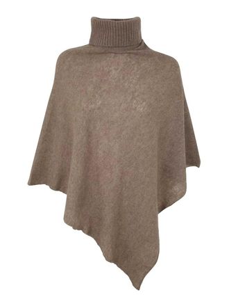 Mirror in the Sky Polo neck poncho