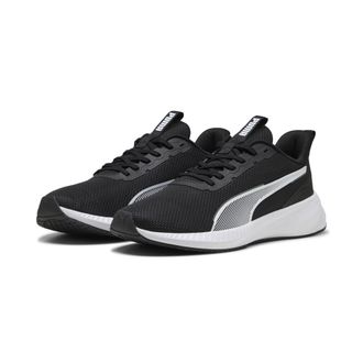 Puma Laufschuh PUMA FLYER LITE 3, Gr. 38,5, schwarz-weiss (puma schwarz, puma wei&szlig;), Textil, Schuhe Laufschuh