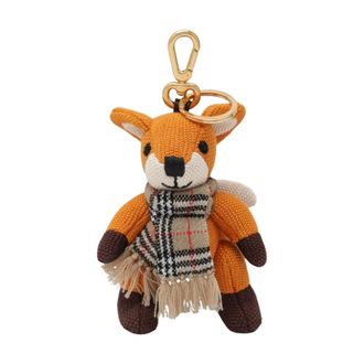 Burberry Accessoires, Dames, Veelkleurig, ONE Size, Katoen, Fox Charm
