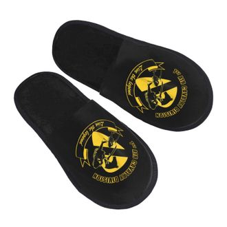 Generic Camping Slippers 1St Cavalry Division - Live The Legend Cozy Cotton Slippers Unisex Cotton Slipper For Home Room Bedroom L