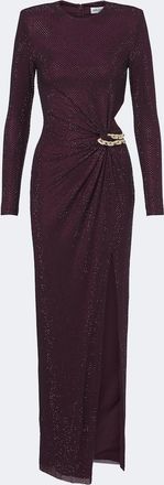 Self Portrait Embellished gathered gown