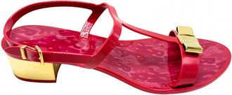 Ferragamo Womens Favilia Jelly Sandal In Framboise