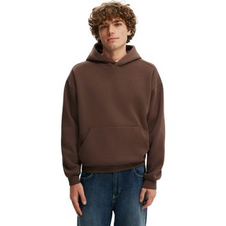 Cotton On Mens Box Fit Hoodie in Espresso at Nordstrom, Size X-Large
