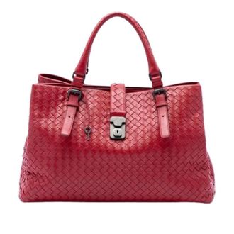 Bottega Veneta Pre-owned Handbags, female, Red, Size: ONE SIZE Pre-owned Roma Handbag