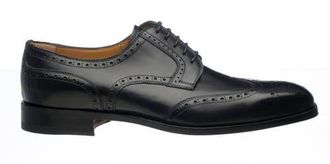 Ferrini French Calf Wing-Tip Lace Up in Black at Nordstrom, Size 10.5