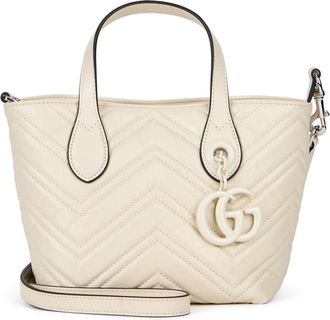 Gucci Off White GG Marmont Mini Tote