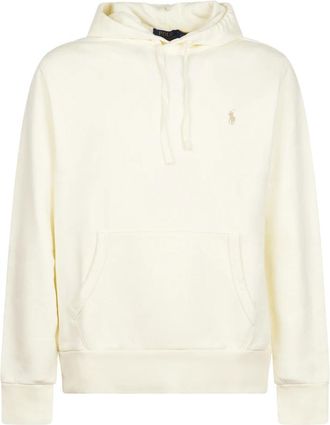 Polo Ralph Lauren Lspohoodm 2 Lange Mouw Sweatshirt - Heren - Hoodies - Beige - S - Katoen - Hoodies & sweatvesten