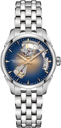 Hamilton Jazzmaster Open Heart Bracelet Watch, 36mm in Gold at Nordstrom