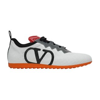 Valentino Garavani Sneakers, female, White, 4 1/2 UK, Open Trainers Perforated Leather