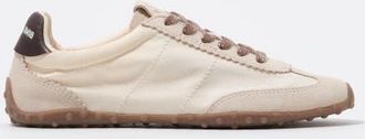 Bimba & Lola Suede Nylon 13 29 Sneaker in White at Nordstrom, Size 39