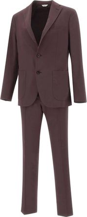 Boglioli Hombre, Trajes, Rojo, Talla: M