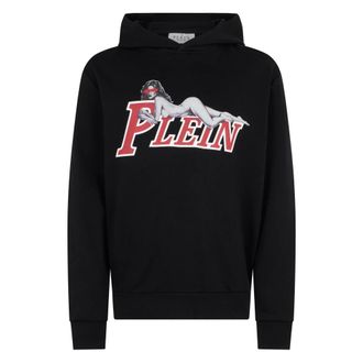 Philipp Plein Heren, Sweatshirts & Hoodies, Zwart, Maat: 4XL