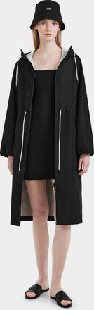 Rudsak CARLA WOMENS LONG HOODED RAIN COAT