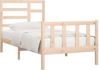 vidaXL Bed Frame without Mattress 90x200 cm Solid Wood Pine vidaXL