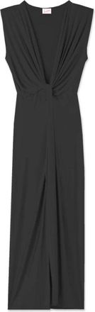 MC2 Saint Barth Maxi-jurk - Dames - Maxi kleedjes - Zwart - M - Polyester - Kleedjes