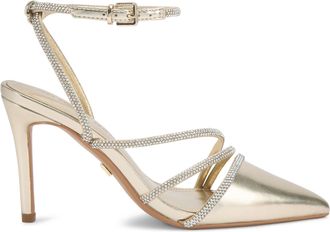 Kurt Geiger Womens Savanna Court Heels - Gold - Size UK 4