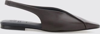Brunello Cucinelli Ballerine slingback in pelle liscia con punta affusolata