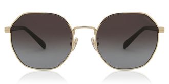 Coach HC7147 CH556 Asian Fit 90058G Womens Sunglasses Gold Size 56