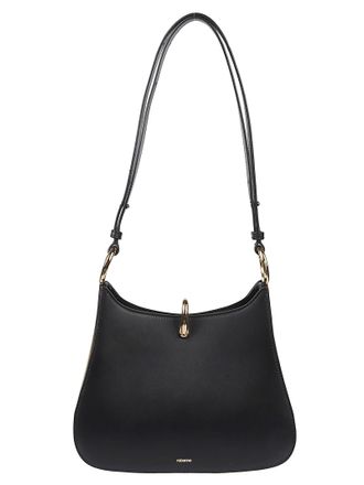 Paco Rabanne Ring Medium Structured Calf Leather Handbag