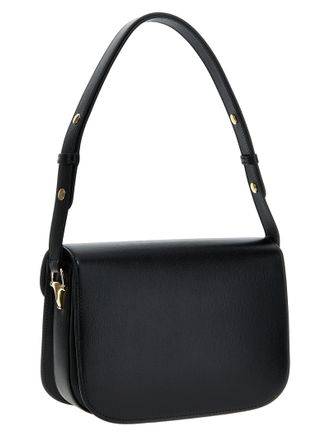 Gucci Womens Black Leather Shoulder Bag